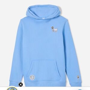 Goat USA youth, hooded sweatshirt, extra large Carolina blue lightly worn